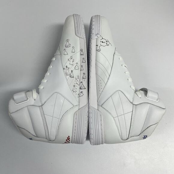 Reebok Ex-O-Fit Clean High SZ 11 White Bait Stranger Things Ghostbusters CN3570 main image 9